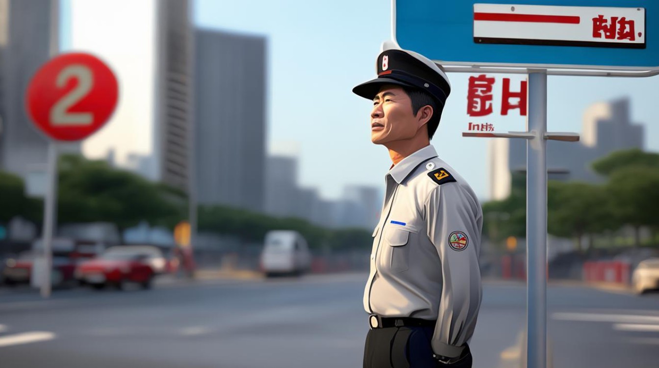 宁波 科目三 站岗