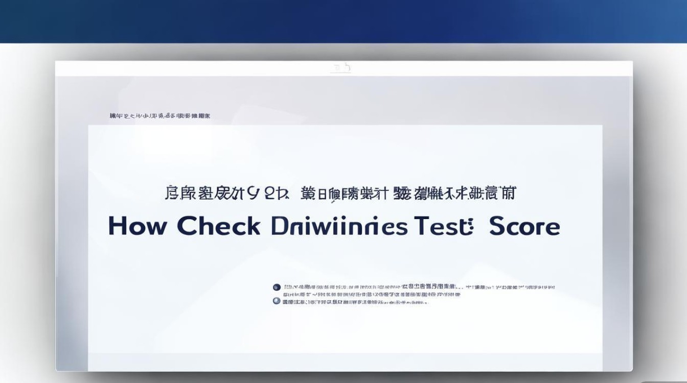考驾驶证分数怎么查询